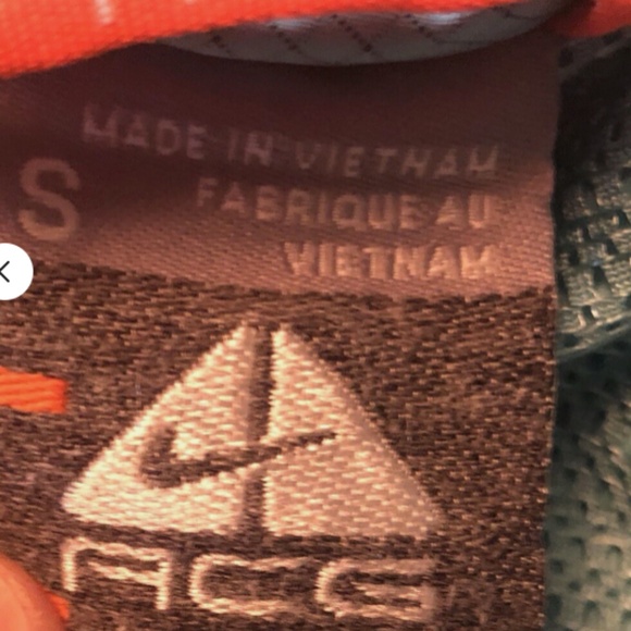 Nike ACG Aqua/Teal Mesh Lined Rip Stop Hooded Anorak/Rain Jacket Women's S - Picture 10 of 10